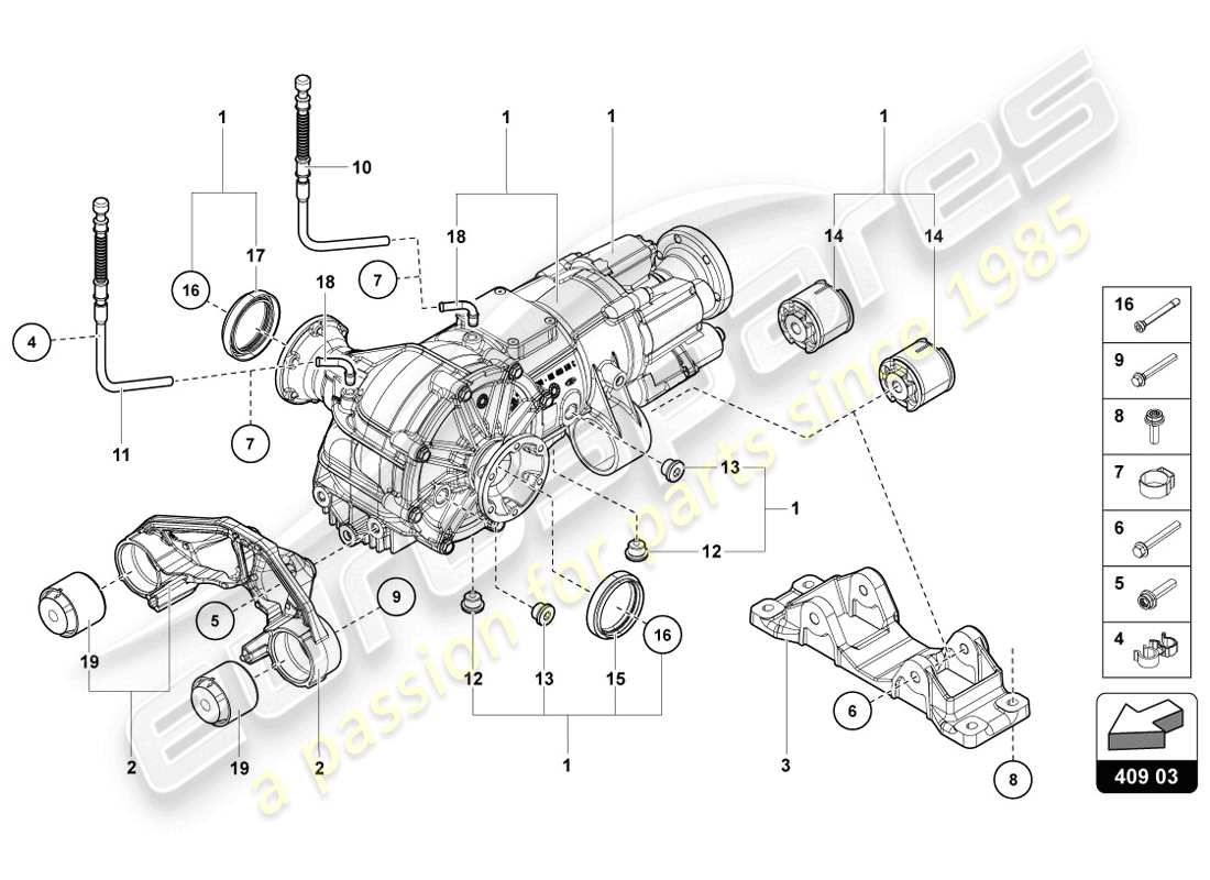 part diagram containing part number 01s409086