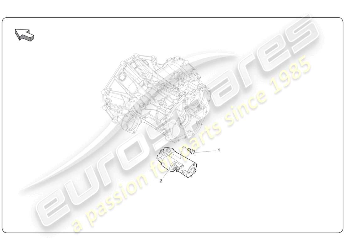 a part diagram from the Lamborghini Super Trofeo (2009-2014) parts catalogue