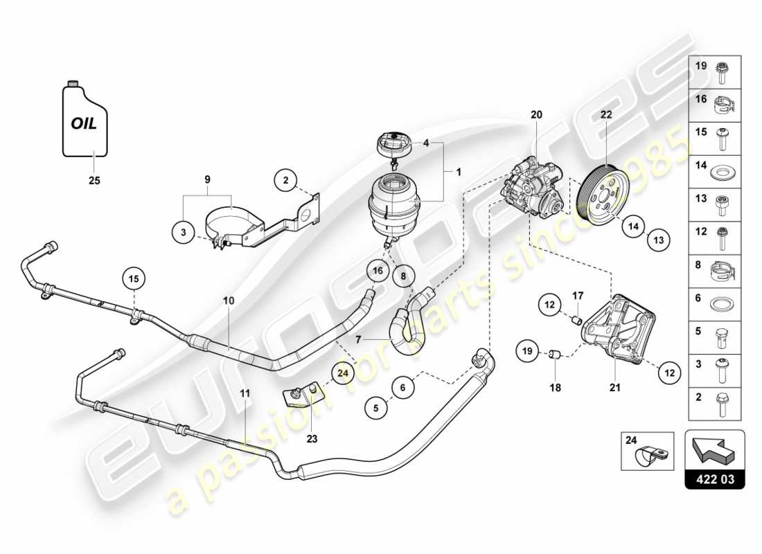 VIEW PARTS DIAGRAMS FROM THE LAMBORGHINI CENTENARIO PARTS CATALOGUE a part diagram from the lamborghini centenario parts catalogue