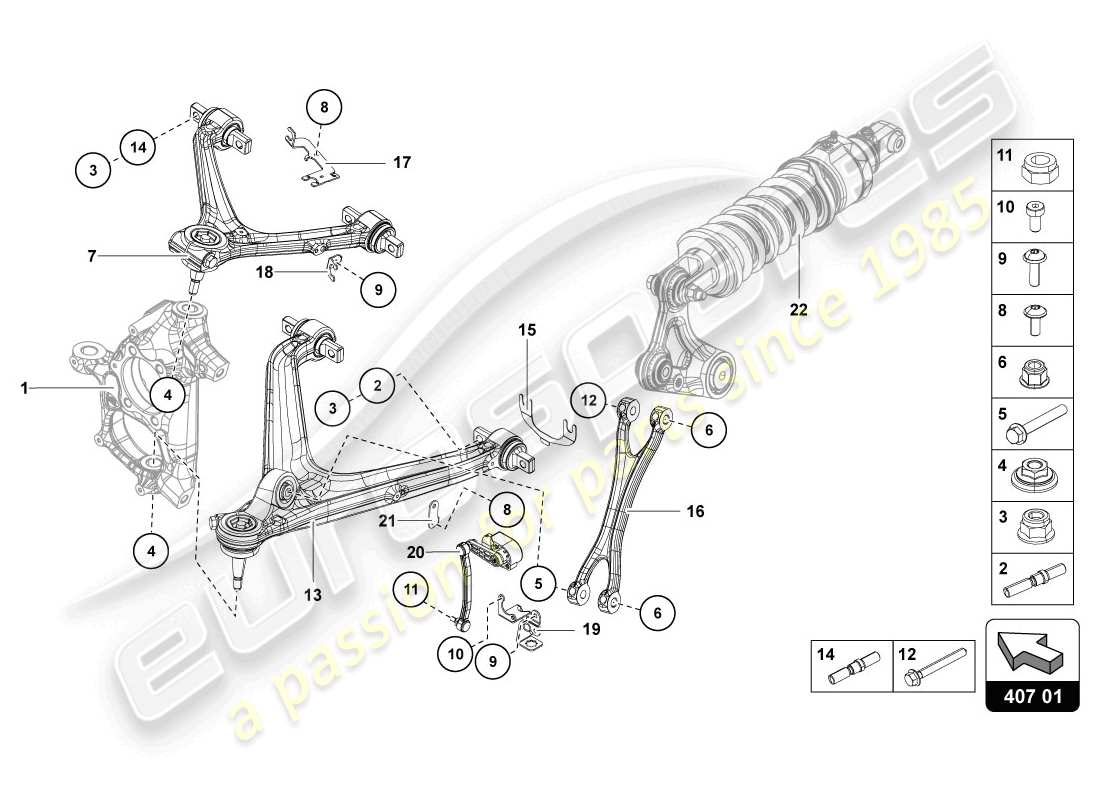 lamborghini lp720-4 coupe 50 (2014) suspension parts diagram