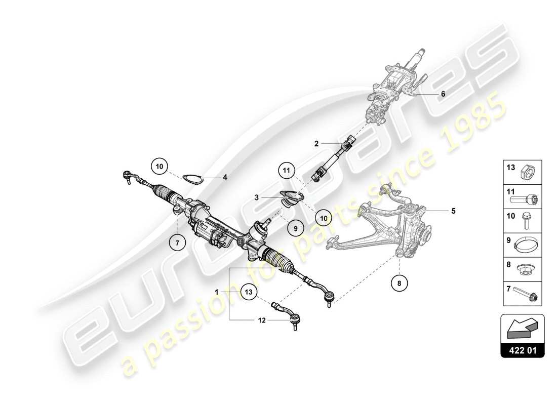 lamborghini 2016 (lp580-2 spyder) power steering part diagram