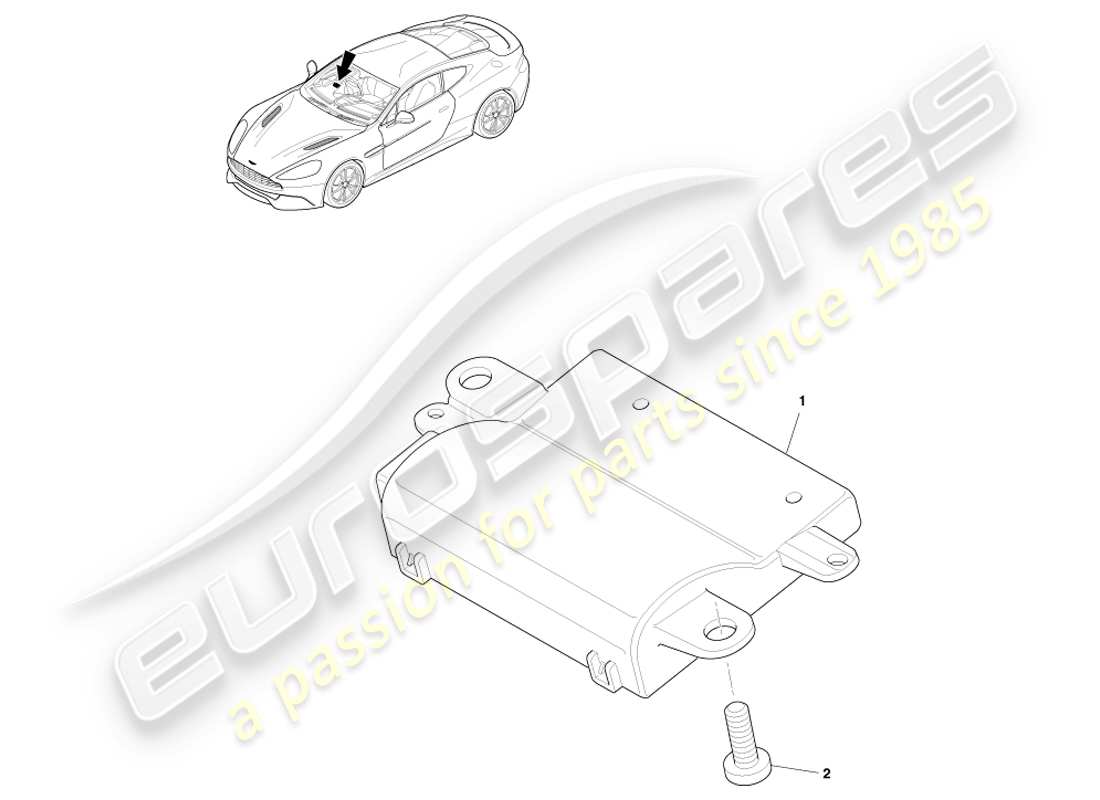aston martin vanquish (2014) rke part diagram