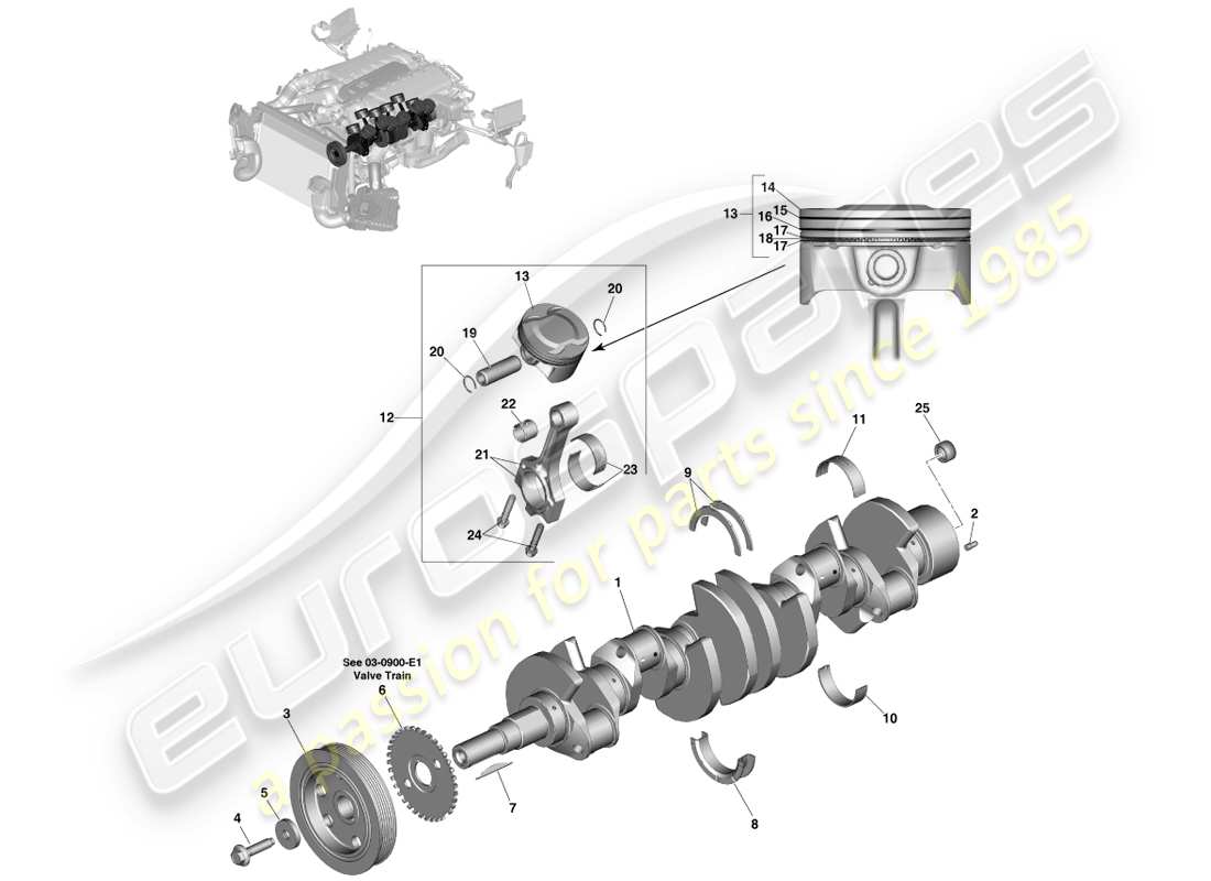 aston martin vanquish (2013) power conversion parts diagram