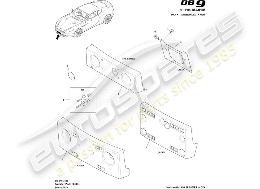 part diagram containing part number cd33-17b389-db