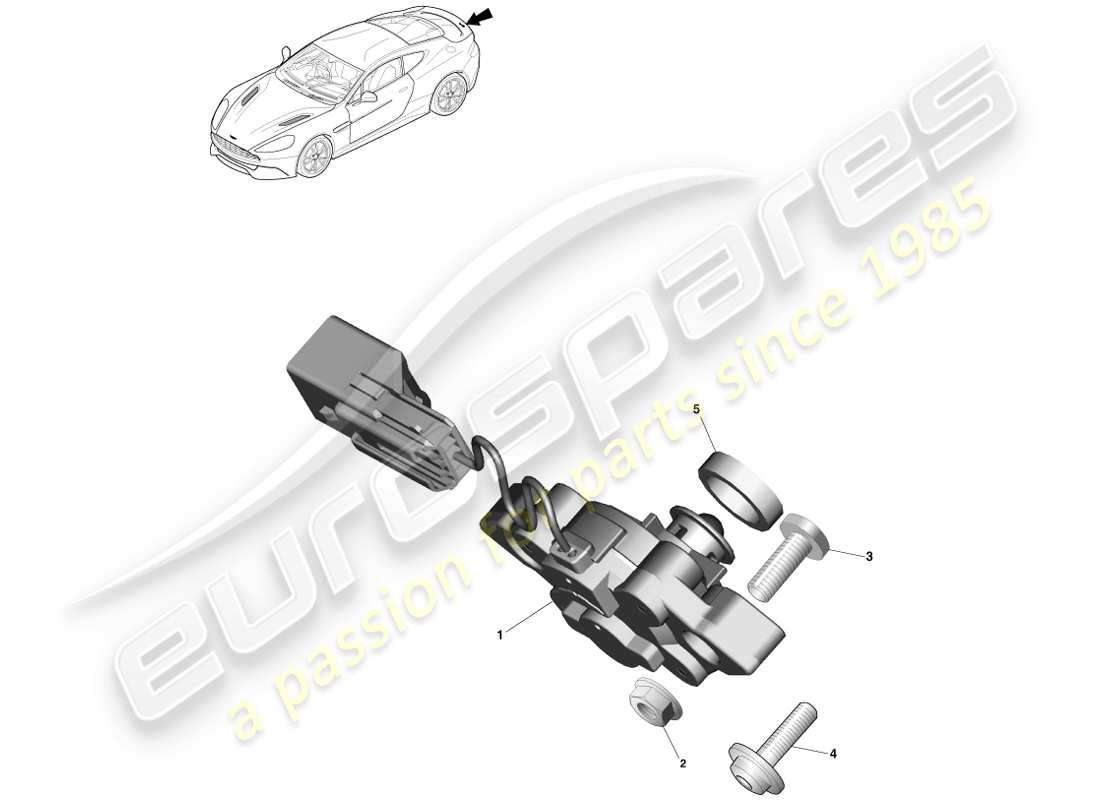 aston martin vanquish (2013) exterior decklid switch parts diagram