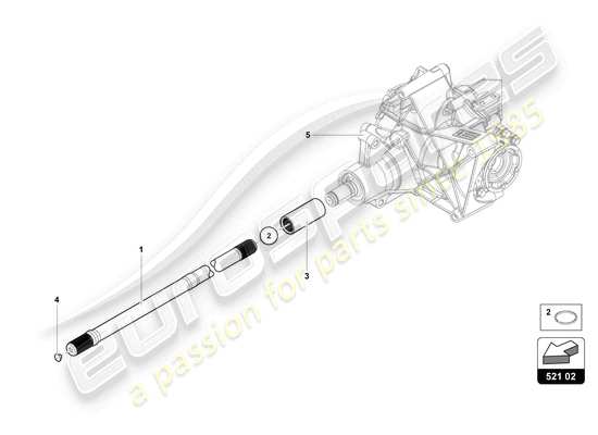 a part diagram from the lamborghini sian parts catalogue