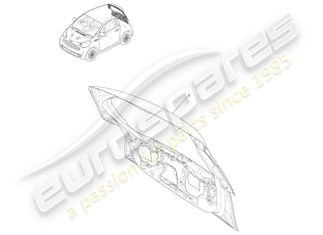 VIEW PARTS DIAGRAMS FROM THE ASTON MARTIN CYGNET PARTS CATALOGUE a part diagram from the aston martin cygnet parts catalogue