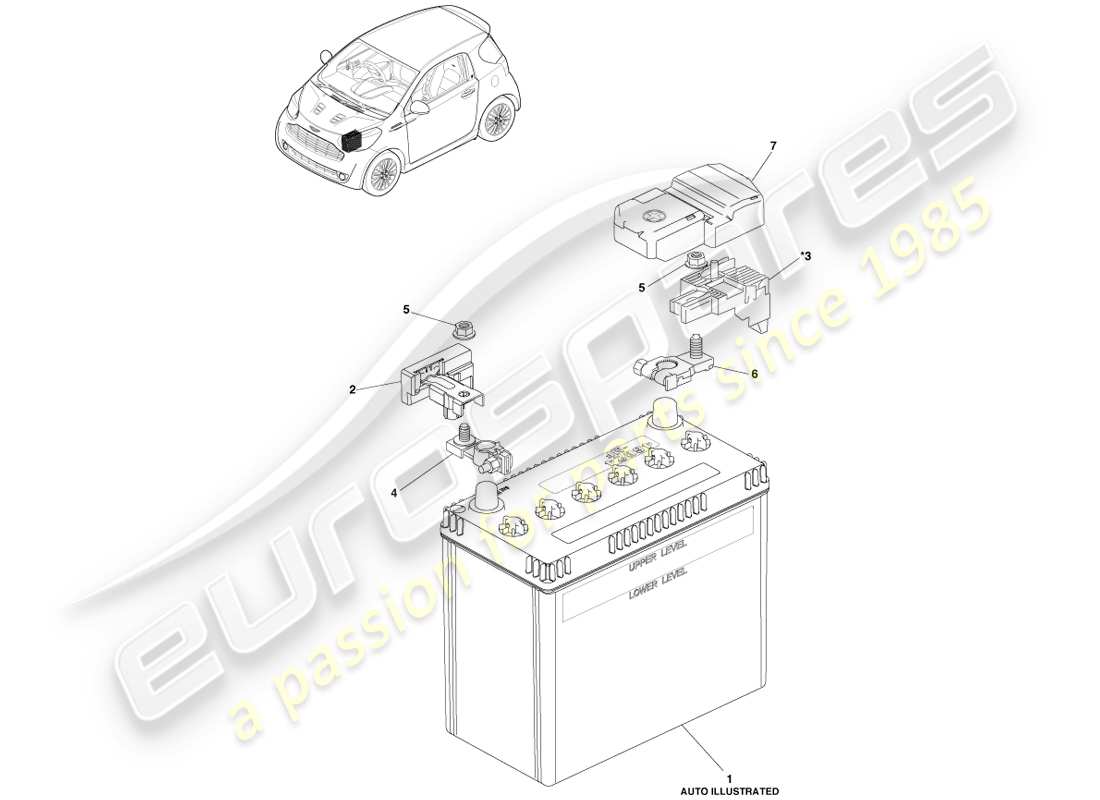 part diagram containing part number 90982-06070