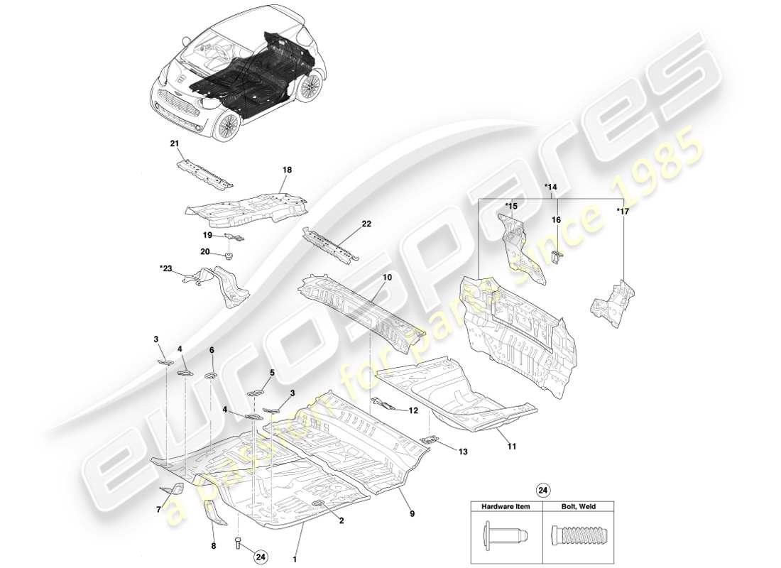 part diagram containing part number 58119-74010