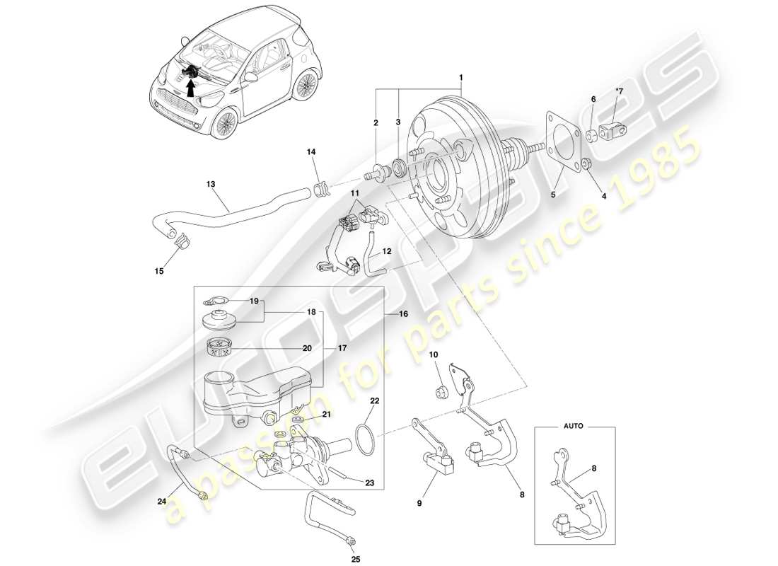 part diagram containing part number 44610-74050
