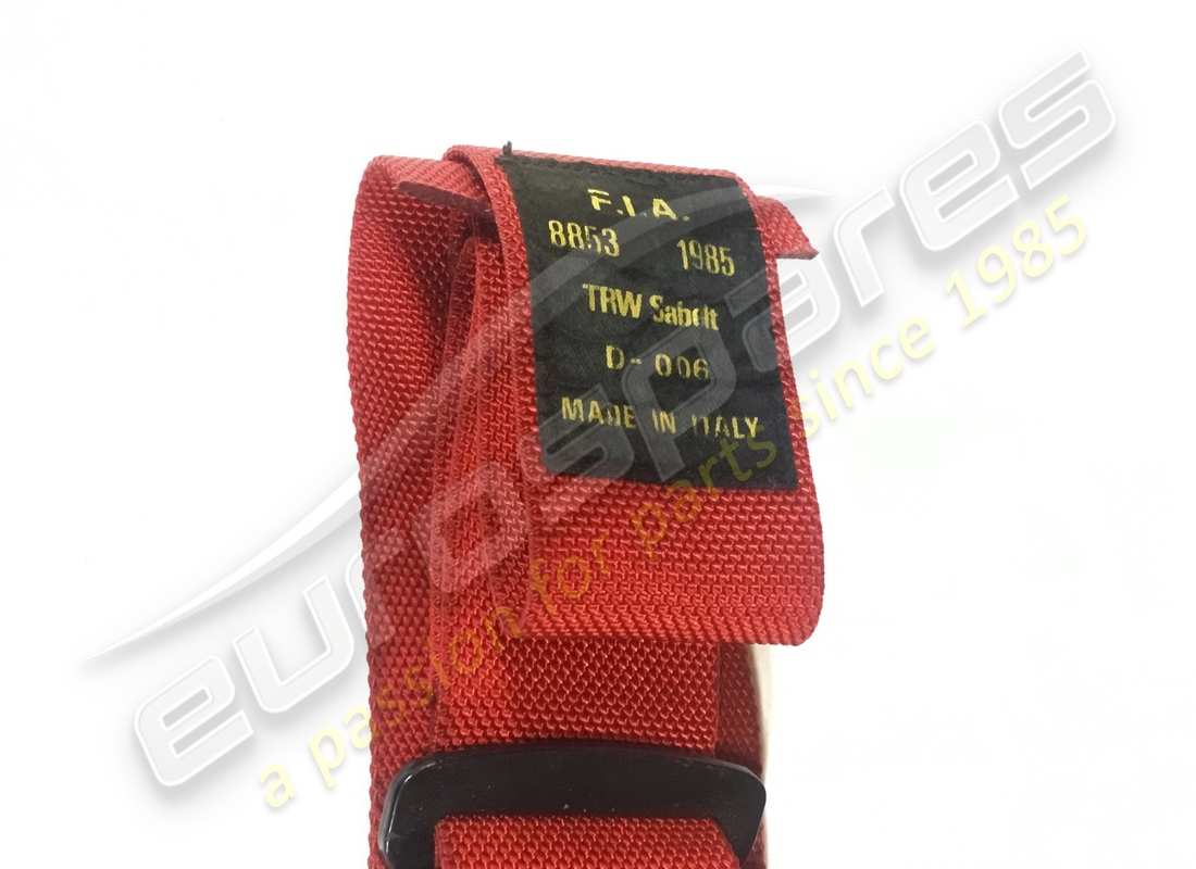 USED FERRARI 4 POINT SABELT HARNESS KIT. PART NUMBER 626293576 (2) used ferrari 4 point sabelt harness kit. part number 626293576 (2)
