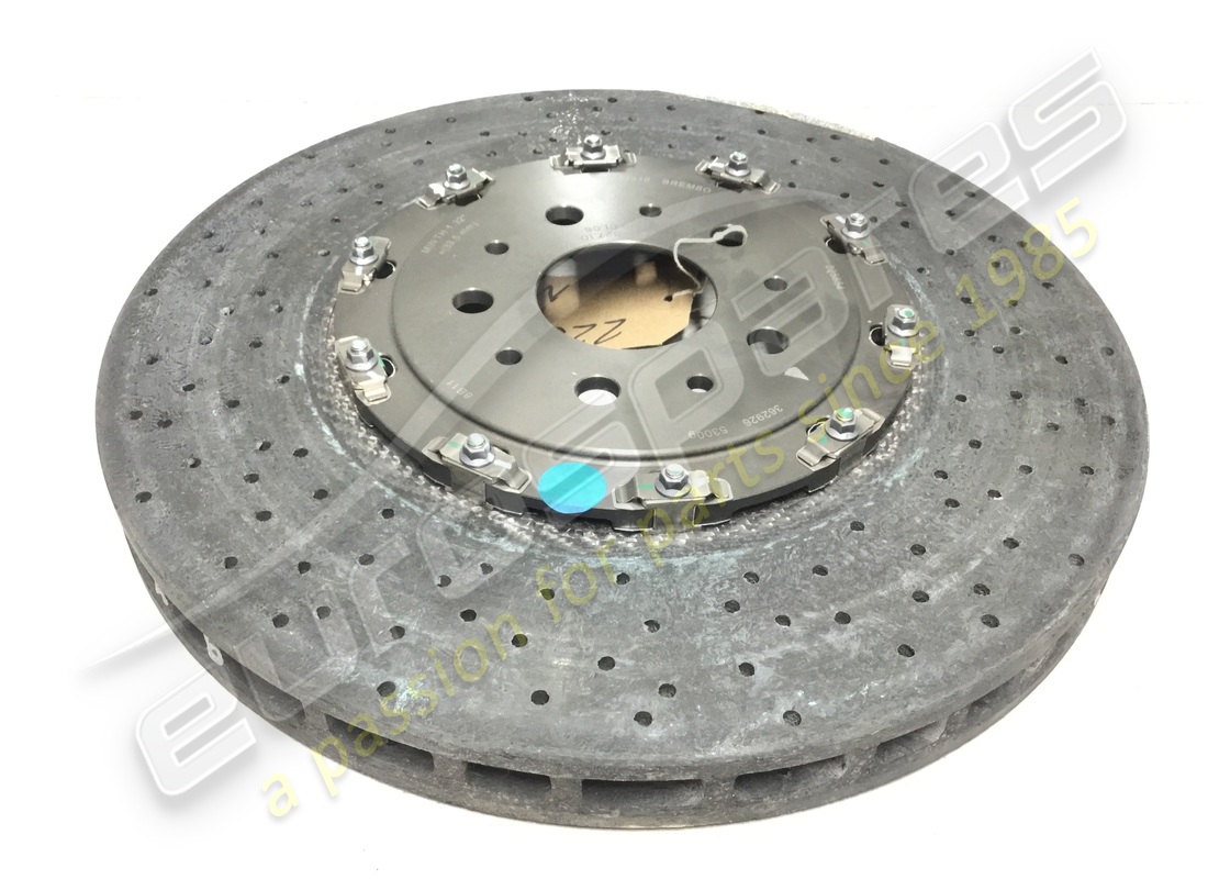 new ferrari front brake disc, carbon ceramic version. part number 225854 (1)