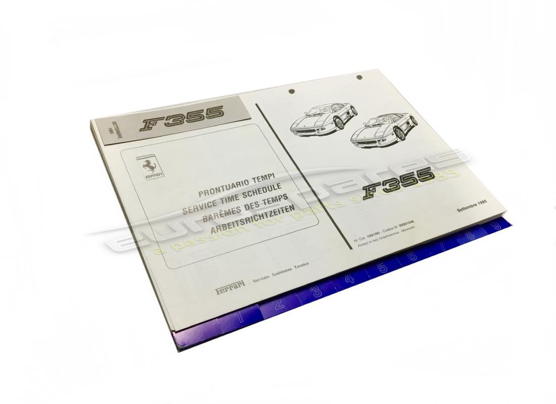 new ferrari 355 time schedule insert 0=95990340. part number 95991048 (1)