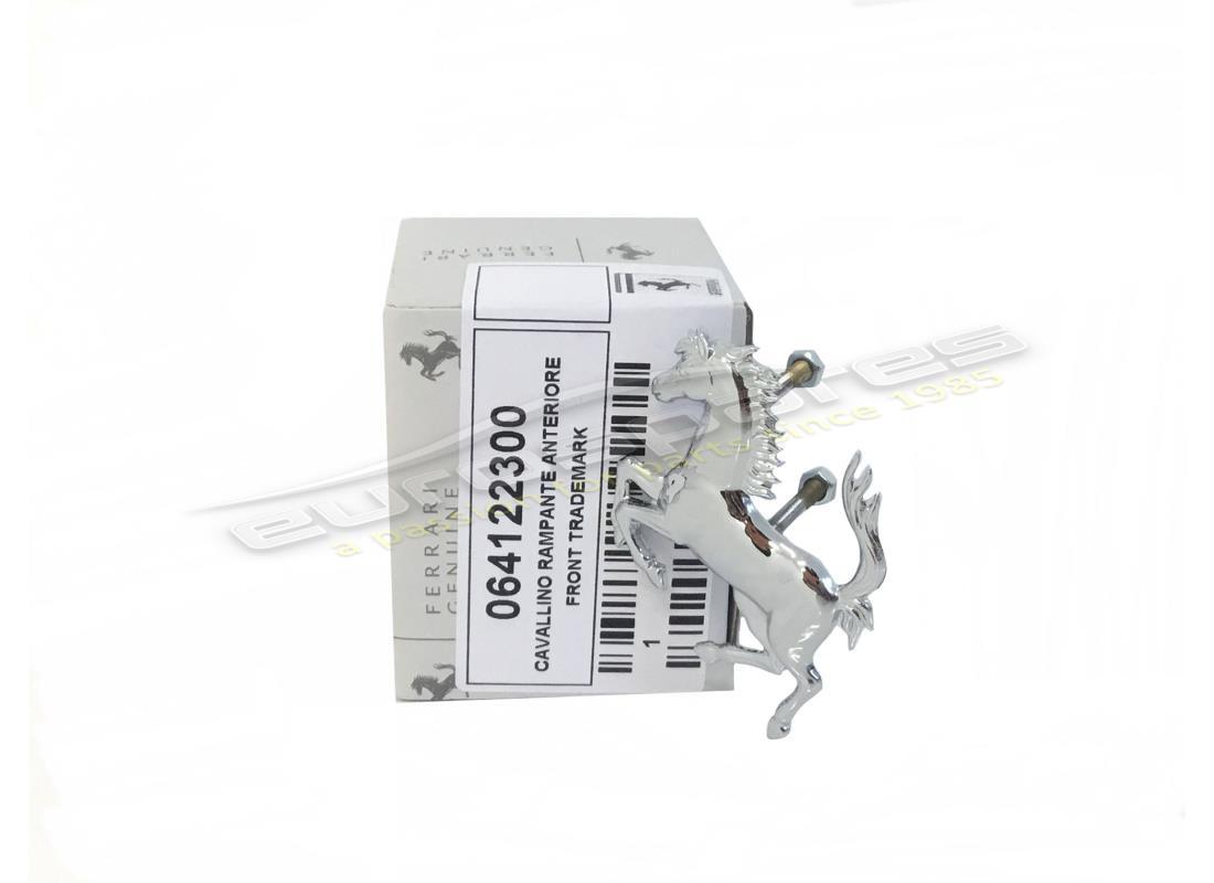 NEW FERRARI FRONT TRADEMARK. PART NUMBER 64122300 (1) new ferrari front trademark. part number 64122300 (1)
