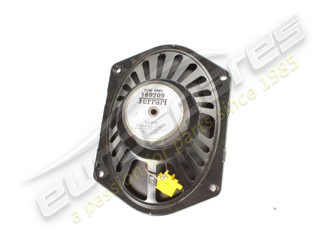 USED FERRARI LOUD SPEAKER WOOFER. PART NUMBER 169209 (4) used ferrari loud speaker woofer. part number 169209 (4)