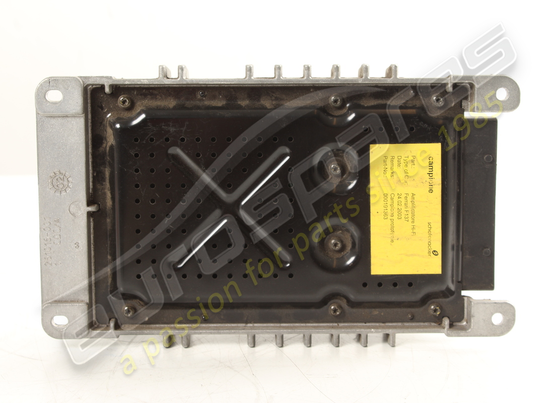 NEW FERRARI SOUND AMPLIFIER. PART NUMBER 191363 (1) new ferrari sound amplifier. part number 191363 (1)