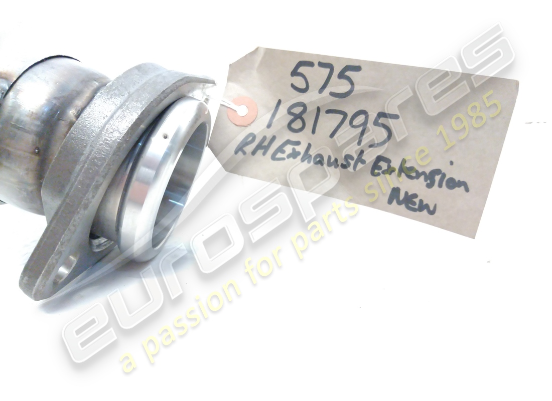 NEW FERRARI RH EXHAUST EXTENSION. PART NUMBER 181795 (2) new ferrari rh exhaust extension. part number 181795 (2)