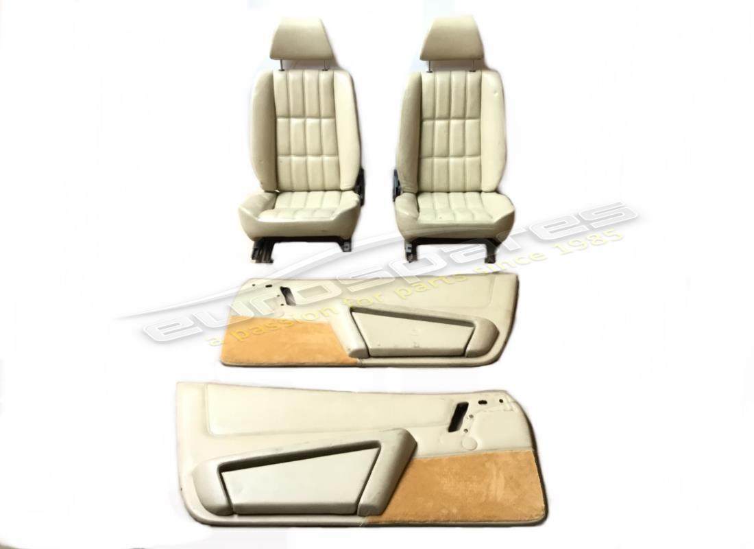 USED Ferrari CREAM SEATS & DOOR PANELS . PART NUMBER 61787100A (1)