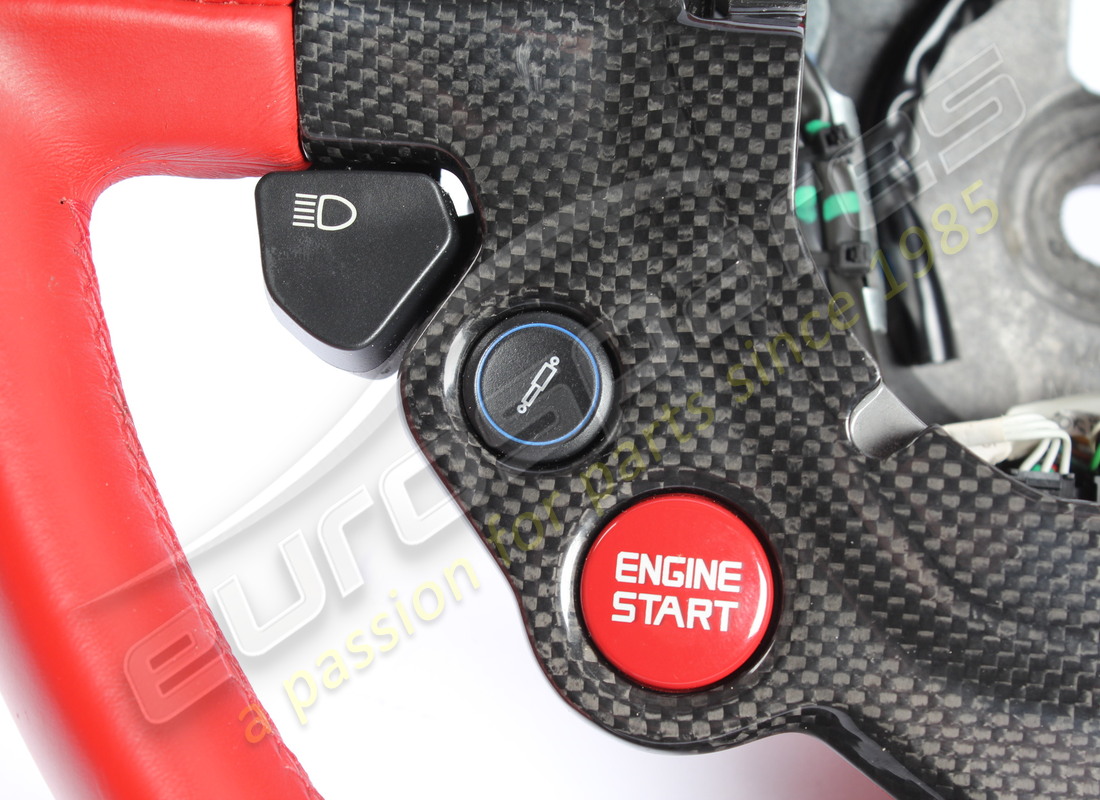 used ferrari complete steering wheel - nero [black]. part number 87233700 (2)