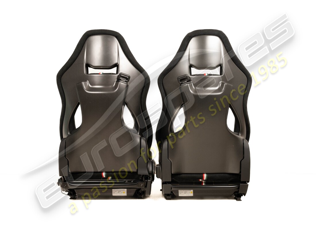 used ferrari pista rhd black racing seats. part number 781201000 (5)