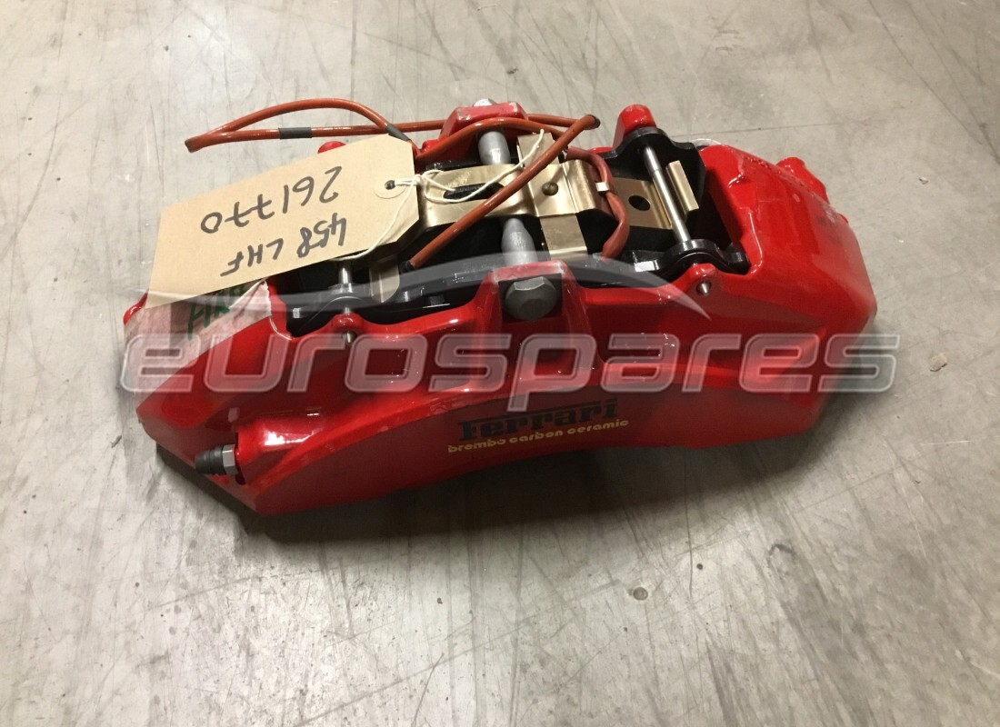 NEW FERRARI FRONT LH CALIPER WITH PADS. PART NUMBER 261770 (1) new ferrari front lh caliper with pads. part number 261770 (1)