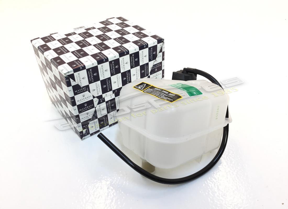 NEW MASERATI COMPLETE EXPANSION TANK. PART NUMBER 296547 (1) new maserati complete expansion tank. part number 296547 (1)