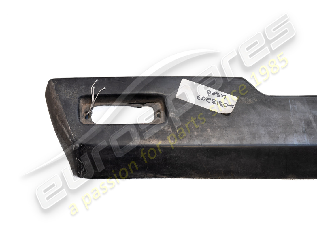 USED FERRARI REAR BUMPER RUBBER INSERT (LATE THICK TYPE). PART NUMBER 40313207 (2) used ferrari rear bumper rubber insert (late thick type). part number 40313207 (2)