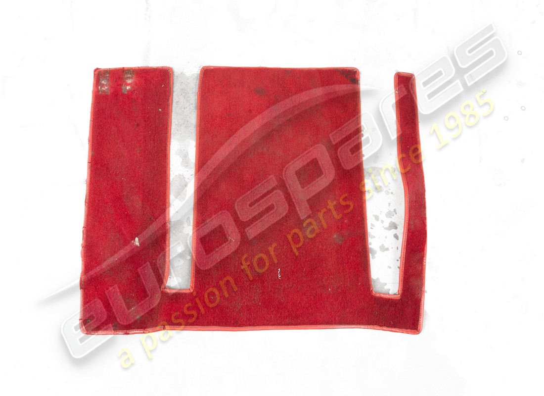 USED FERRARI FRONT LEFT & RIGHT CARPET SET. PART NUMBER 95999641A (2) used ferrari front left & right carpet set. part number 95999641a (2)