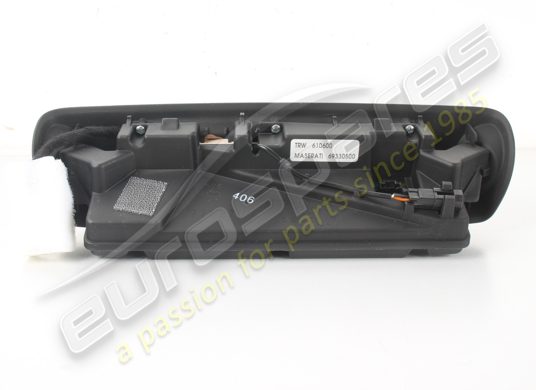 new (other) maserati button plate black. part number 69330500 (2)