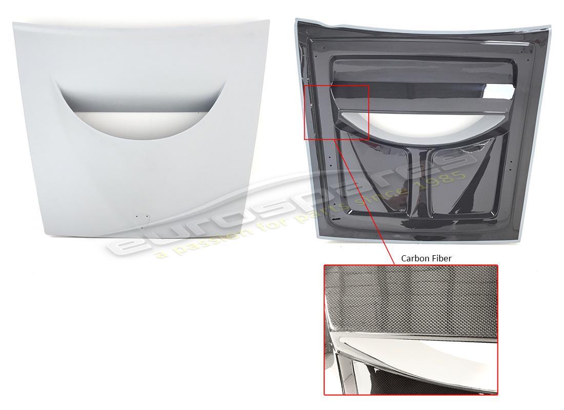NEW LAMBORGHINI COMPLETE FRONT BONNET CARBON. PART NUMBER 0079004667 (1) new lamborghini complete front bonnet carbon. part number 0079004667 (1)