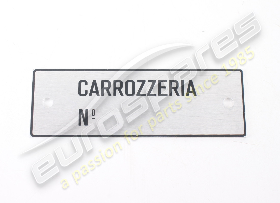 new maserati carrozzeria plate. part number mpl004 (1)