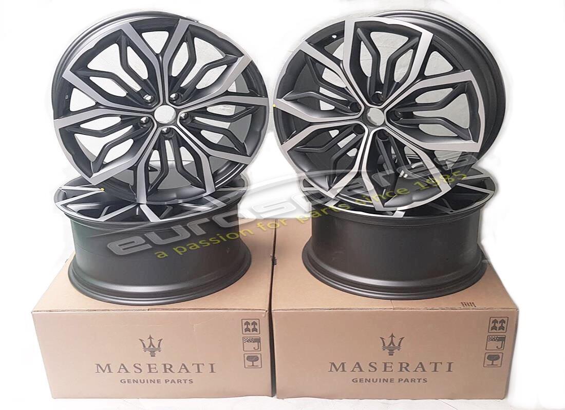 new maserati 21'' wheels set (eracle). part number 980001197 (1)