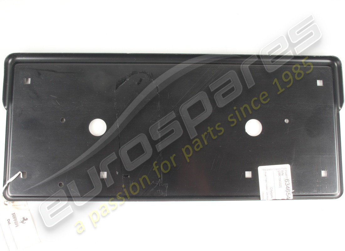 NEW FERRARI REAR NUMBER PLATE HOLDER. PART NUMBER 63465400 (1) new ferrari rear number plate holder. part number 63465400 (1)