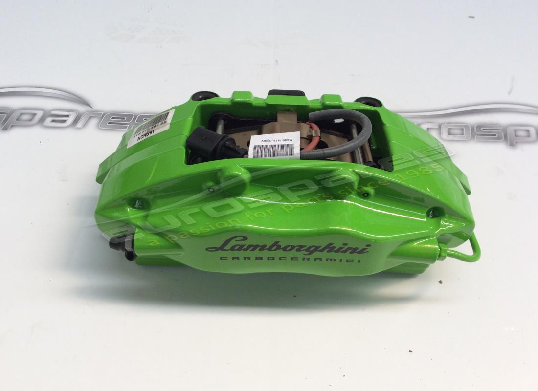 NEW LAMBORGHINI REAR CALIPER IN GREEN. PART NUMBER 4T0615406CG (1) new lamborghini rear caliper in green. part number 4t0615406cg (1)