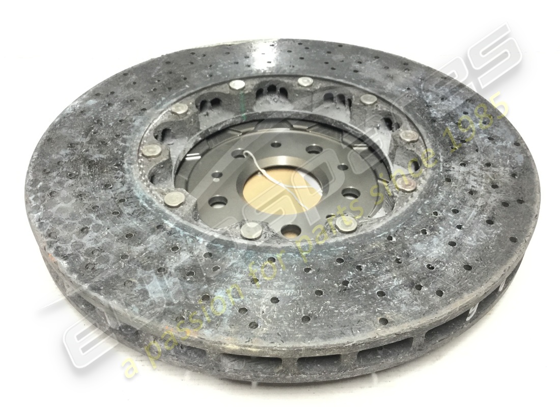 new ferrari front brake disc, carbon ceramic version. part number 225854 (2)