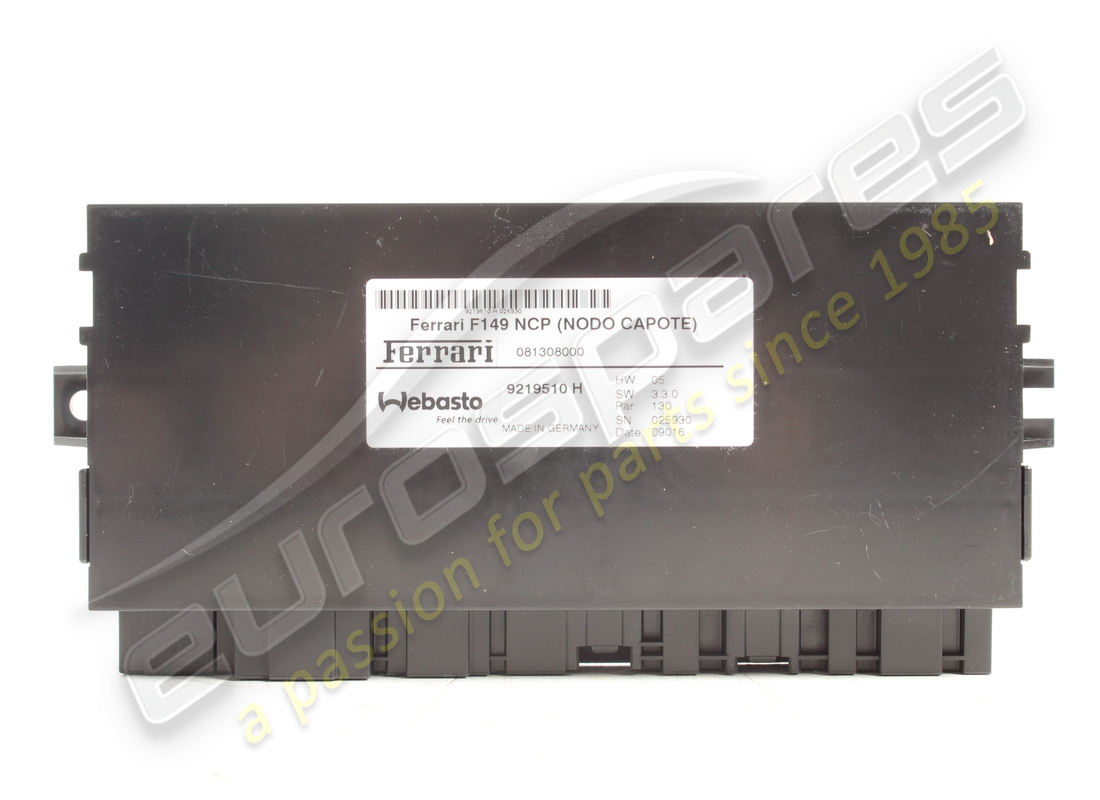 NEW FERRARI CAPOTE UNIT. PART NUMBER 81308000 (1) new ferrari capote unit. part number 81308000 (1)