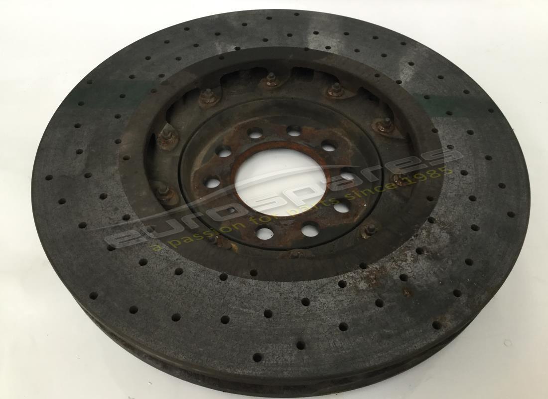 USED LAMBORGHINI CERAMIC BRAKE DISC (VENTED). PART NUMBER 470615302E (1) used lamborghini ceramic brake disc (vented). part number 470615302e (1)