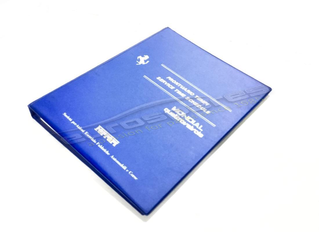 NEW FERRARI MONDIAL QV TIME SCHEDULE. PART NUMBER 95990819 (1) new ferrari mondial qv time schedule. part number 95990819 (1)