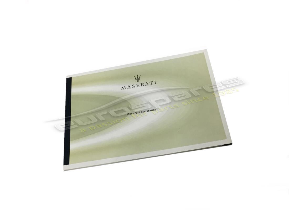 new maserati maserati assistance 1 ed. part number 920000602 (1)