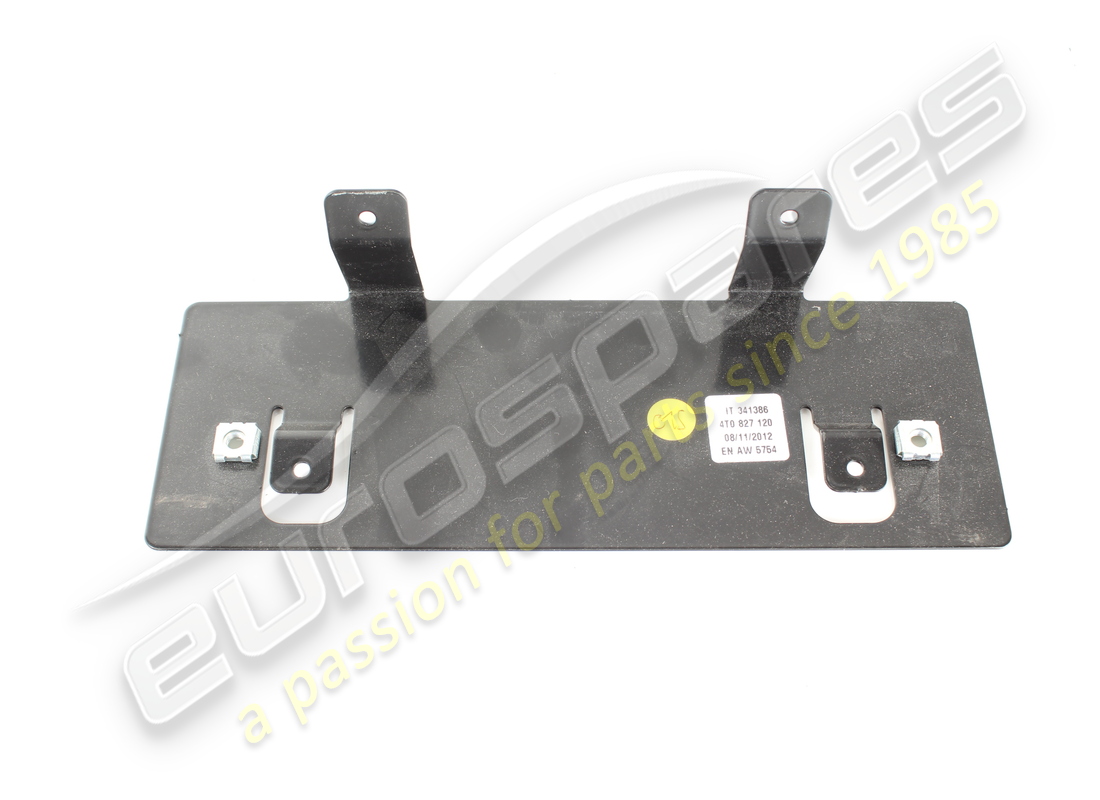 NEW LAMBORGHINI REAR NUMBER PLATE HOLDER. PART NUMBER 4T0827120 (2) new lamborghini rear number plate holder. part number 4t0827120 (2)