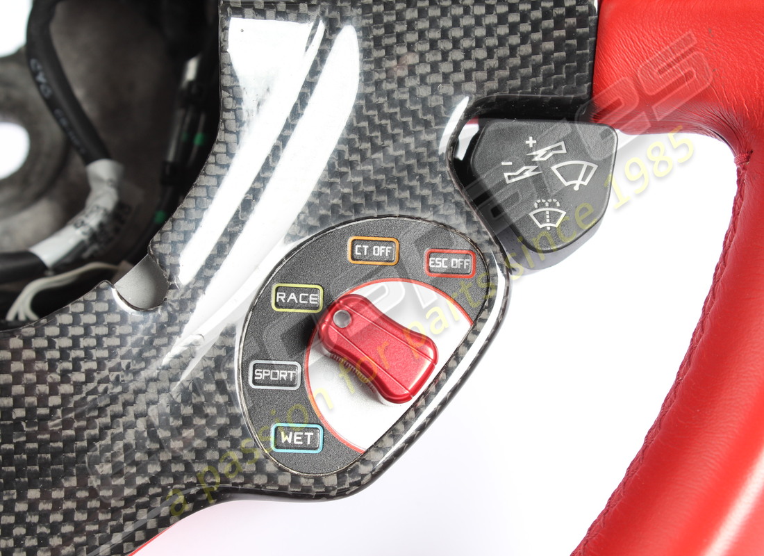 used ferrari complete steering wheel - nero [black]. part number 87233700 (3)