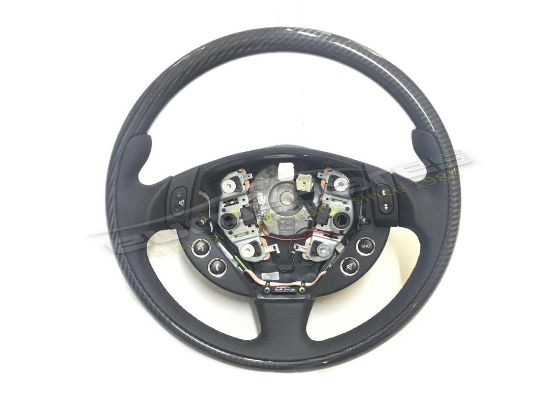 new maserati steering wheel carbon fiber, black. part number 27329300 (1)