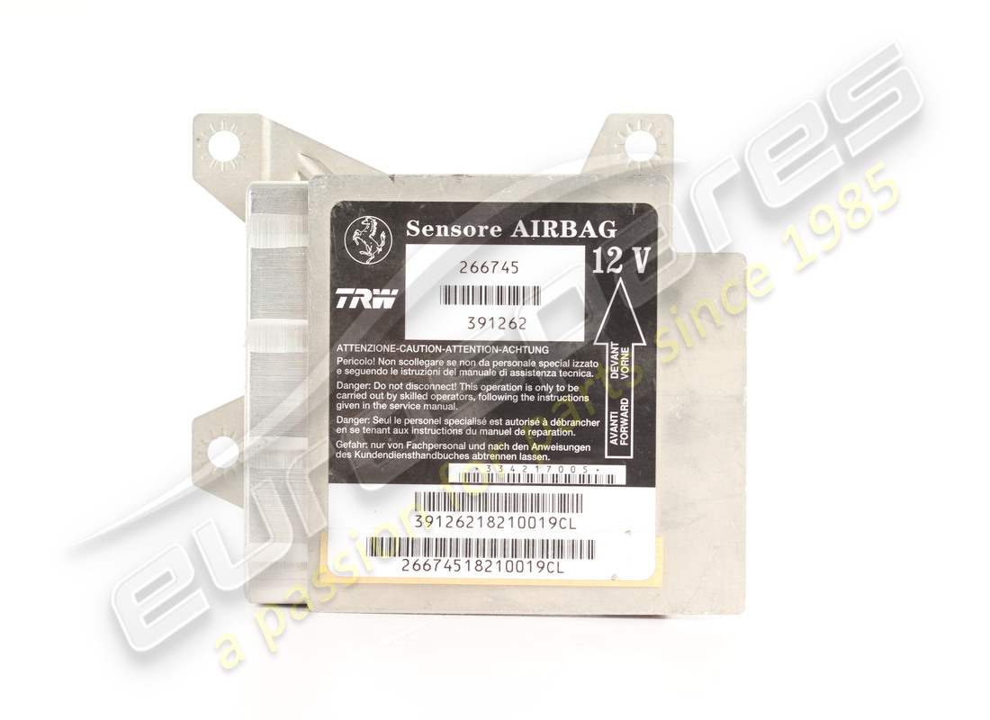 NEW FERRARI AIRBAG SYSTEM ECU. PART NUMBER 266745 (2) new ferrari airbag system ecu. part number 266745 (2)