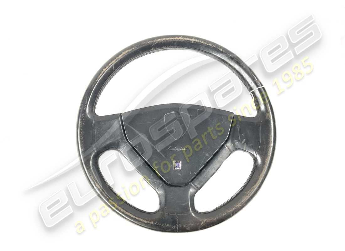 USED LAMBORGHINI STEERING WHEEL ASSEMBLY. PART NUMBER 004321590 (2) used lamborghini steering wheel assembly. part number 004321590 (2)