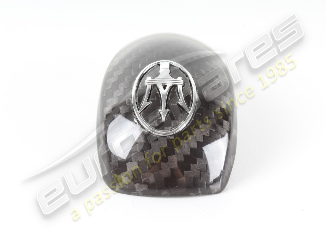 NEW MASERATI SHIFT KNOB INSERT - CARBON. PART NUMBER 82413677 (3) new maserati shift knob insert - carbon. part number 82413677 (3)