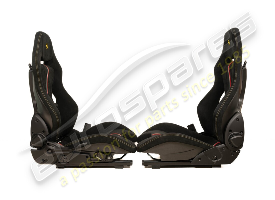 used ferrari pista rhd black racing seats. part number 781201000 (3)