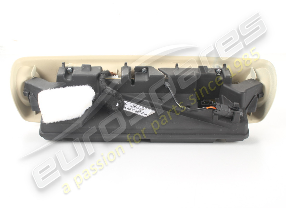 new (other) maserati button plate pearl beige. part number 69330641 (4)