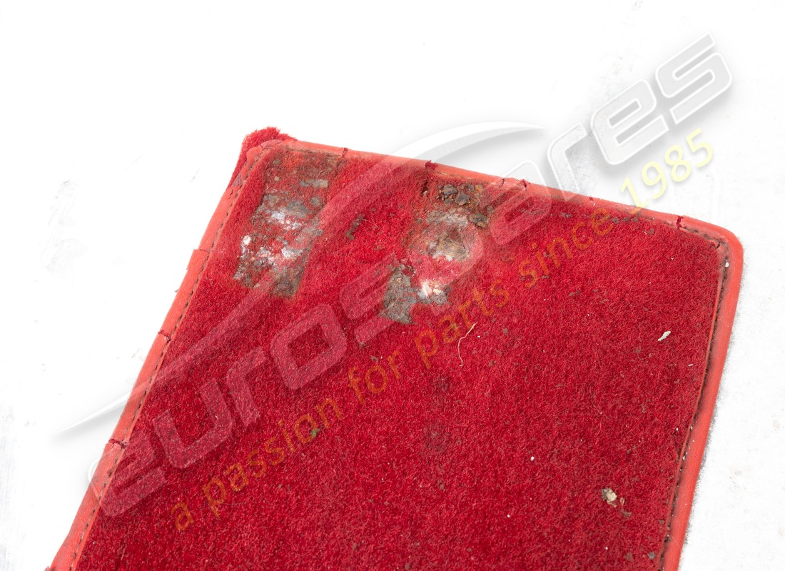 USED FERRARI FRONT LEFT & RIGHT CARPET SET. PART NUMBER 95999641A (3) used ferrari front left & right carpet set. part number 95999641a (3)