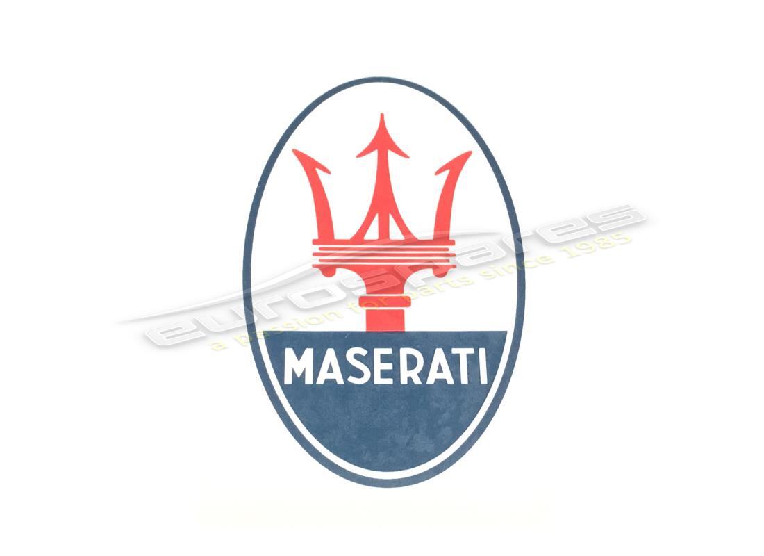 new maserati small oval sticker. part number 920000745 (1)