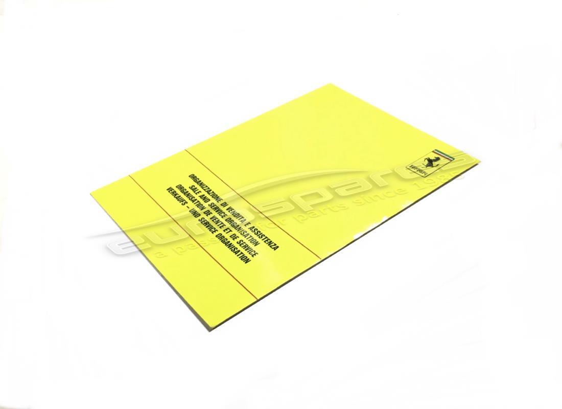 NEW FERRARI DEALER NETWORK BOOK. PART NUMBER FHAN206 (1) new ferrari dealer network book. part number fhan206 (1)